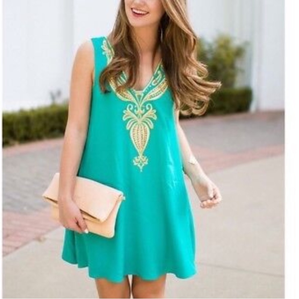 Lilly Pulitzer Owen Dress in Agate Green